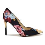 Nine West Women's Fresh Pump, Black Rose Multi 002, 10