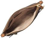 Michael Kors Jet Set Charm Small Flat Crossbody Bag, Gold-Tone Hardware/Vanilla/Acorn, One Size