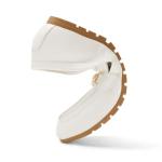 DREAM PAIRS Loafers for Women Casual Comfortable Slip On Flat Lightweight Leisure Work Shoe Comfort Walking Shoes,Size 10,White,DWUMSP2501