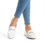 DREAM PAIRS Loafers for Women Casual Comfortable Slip On Flat Lightweight Leisure Work Shoe Comfort Walking Shoes,Size 10,White,DWUMSP2501