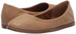 Lucky Brand Women's WIMMIE Ballet Flat, Light Brown, 8