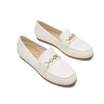 DREAM PAIRS Loafers for Women Casual Comfortable Slip On Flat Lightweight Leisure Work Shoe Comfort Walking Shoes,Size 10,White,DWUMSP2501