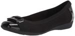 Anne Klein Women's Uplift Ballet Flat, Black,7.5