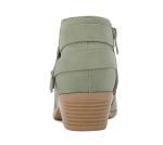 Soda SWEETEN Women's Fashion Closed Toe Multi Strap Ankle Bootie Block Heel (Sage Nubuck Sweeten, medium numeric_10)