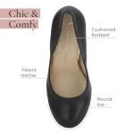 Jessica Simpson Women's Calie Pump, Black Sleek, 7