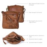 Leather Crossbody Bags for Women - Trendy Crossbody Purses For Women - Medium Size Handbag - Ladies Sling Bag - Leather Crossover Bags - Gifts For Her