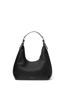 Michael Kors Nolita Small Hobo Shoulder Bag, Gold-Tone Hardware/Black