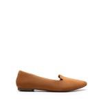 DREAM PAIRS Women's Flats, Pointed Toe Slip-On Dressy Flat Shoes, Comfortable Business Casual Dress Shoes for Office Work,Size 7.5,Tan,DWUMSP2502