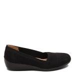 LifeStride womens Immy Ballet Flat, Black, 8.5 US