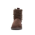 MUK LUKS Women's Laurel Fashion Boot, Brown Java, 8
