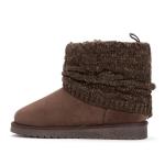 MUK LUKS Women's Laurel Fashion Boot, Brown Java, 8