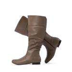 DREAM PAIRS Women's Wide Calf Knee High Pull On Fall Weather Winter Boots,Size 9,Wide/Calf/Khaki,BLVD-W