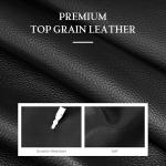 befen Genuine Leather Crossbody Bags for Women Black Leather Purse with Built in Wallet RFID Blocking Crossbody Small Purse for Travel Trendy Women's Crossbody Handbags with Adjustable Strap for Daily