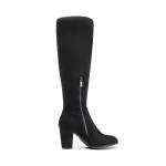 DREAM PAIRS Women's Chunky Heel Knee High Boots,Size 8,Black,MIDLEG