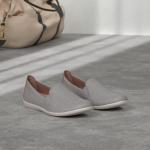 Life Stride Womens Next Level Sneaker Grey Knit 7.5 M