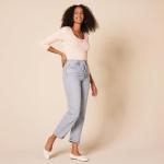 Amazon Essentials Women's Bow Ballet Flat, Navy, 9