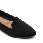 DREAM PAIRS Women's Flats, Pointed Toe Slip-On Dressy Flat Shoes, Comfortable Business Casual Dress Shoes for Office Work,Size 9,Black,DWUMSP2502