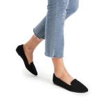 DREAM PAIRS Women's Flats, Pointed Toe Slip-On Dressy Flat Shoes, Comfortable Business Casual Dress Shoes for Office Work,Size 9,Black,DWUMSP2502