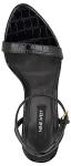 Heeled Sandal Black Croco 006 Black Croco 006 Stay fashionable Nine West Reina dress sandal This features simple sexy silhouette paired skinny high heel trendy almond toe Perfect dressing down Founded 1978, empowers women take world style, day night Open Toe