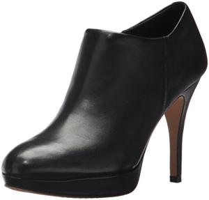 Vince Camuto Women's Elvin Platform Bootie Ankle Boot, Black Nappa, 10