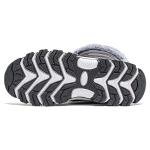 HOBIBEAR Women's Waterproof Winter Snow Boots Lightweight Warm Faux Fur Lined Mid-Calf Booties（Grey/New,8