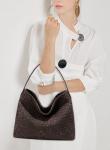 Woven Suede Shoulder Bag for Women Suede Hobo Bag Tote Elegant Handbag Satchel for Work Travel