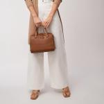 Fossil Women's Rachel Leather Satchel Purse Handbag, Brown (Model: ZB7256200)