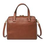Fossil Women's Rachel Leather Satchel Purse Handbag, Brown (Model: ZB7256200)