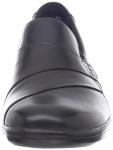 Clarks Women's May Marigold Slip-On Loafer, Black Leather, 9 M US