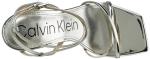 Calvin Klein Women's Tegin Heeled Sandal, Silver, 5