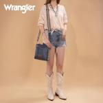Wrangler Crossbody Bag for Women Western Aztec Crossbody Purse Meidum Shoulder Handbag Mom Purse with Wide Strap for Everyday Travel WG205-9360NY