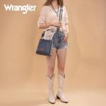 Wrangler Crossbody Bag for Women Western Aztec Crossbody Purse Meidum Shoulder Handbag Mom Purse with Wide Strap for Everyday Travel WG205-9360NY