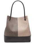 Calvin Klein Gabrianna Novelty North/South Key Item Tote, Grey Combo