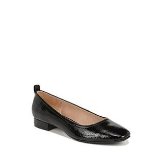 LifeStride Womens Cameo Slip On Ballet Flats Black Patent 8 M