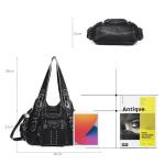 Angel Kiss Soft PU Leather Hobo Handbags for Women Large Fashion Purses and Handbags