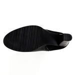 mysoft Women's Zipper Booties Chunky Stacked Heel Ankle Boots Buckle Strap Ankle