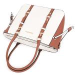 Montana West 3PCS Purses for Women Tote Bag and Wallet Set Shoulder Satchel Crossbody Bags Leather Handbag for Gift Travel Casual Work MWC3-C032WABR