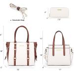 Montana West 3PCS Purses for Women Tote Bag and Wallet Set Shoulder Satchel Crossbody Bags Leather Handbag for Gift Travel Casual Work MWC3-C032WABR