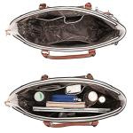 Montana West 3PCS Purses for Women Tote Bag and Wallet Set Shoulder Satchel Crossbody Bags Leather Handbag for Gift Travel Casual Work MWC3-C032WABR