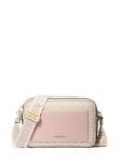 Michael Kors Maeve Large Pocket Crossbody Bag, Gold-Tone Hardware/Vanilla/Soft Pink, One Size
