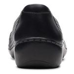 Clarks Collection Women's Cora Iris Ballet Flat, Black Leather, 10 Medium US