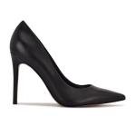 Nine West Women's Fresh Pump, Black Leather, 8.5