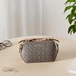 Calvin Klein Women's Lucy Triple Compartment Crossbody, Brown/Khaki/Caramel Embossed, One Size