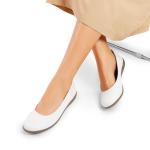 DREAM PAIRS Women’s Comfortable Ballet Dressy Work Flats, Round Toe Slip on Office Shoes,Size 9,White,SDFA2312W