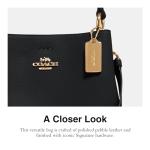 COACH Small Town Bucket, Black Oxblood