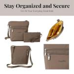 Baggallini womens Pocket Crossbody With Rfid Cross Body Handbag, Portobello, One Size US