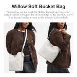 Coated Canvas Signature Willow Soft Bucket Bag