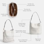 Coated Canvas Signature Willow Soft Bucket Bag