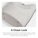 Coated Canvas Signature Willow Soft Bucket Bag