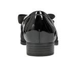 Bandolino Women's Lindio Loafer, Black/Cream Patent 004, 8